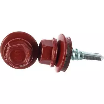 Кровельный саморез Госкреп 5,5х19 RAL 3011 коричневокрасный 70 шт. КР.012075