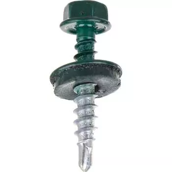 Кровельный саморез Госкреп 4.8х28 RAL6005 зеленый мох (300 шт.) КР.181119