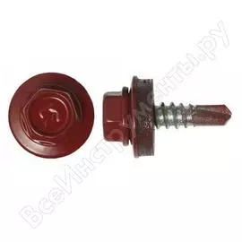 Кровельный саморез Госкреп 4.8х28 RAL3005 красное вино (70 шт.) КР.192886