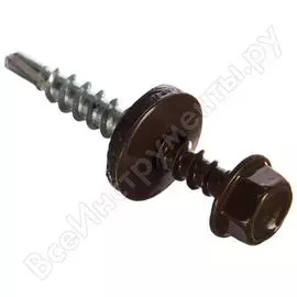 Кровельный саморез Госкреп 4,8х35 RAL8017 коричневый шоколад (60 шт.) 2-0017450