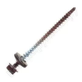 Кровельный саморез Госкреп 4.8х70 RAL8017 коричневый шоколад (30 шт.) 2-0017890
