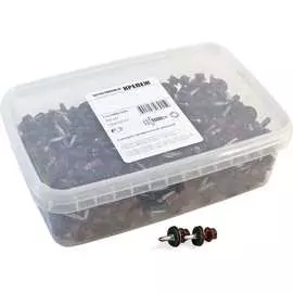 Кровельный саморез качественный крепеж 5,5/19 RAL3005350 красное вино (350 шт.) 1000135