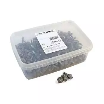 Кровельный саморез качественный крепеж 5,5/25 RAL7004250 серый (250 шт.) 1000147