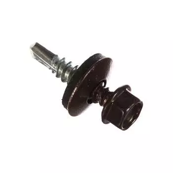 Кровельный саморез качественный крепеж 5,5/25 коричневый 0500125 КЧ