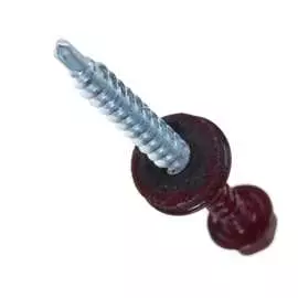 Кровельный саморез качественный крепеж 4,8/51 RAL300595 красное вино (95 шт.) 0500133