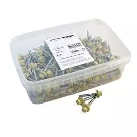 Кровельный саморез качественный крепеж 4,8/35 RAL1014230 слоновая кость (230 шт.) 1000159