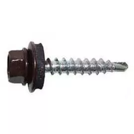 Кровельный саморез Kenner 5,5х19 RAL8019 серо-коричневый (300 шт.) ск55198019ф