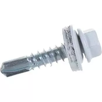 Кровельный саморез Kenner 4,8х19 RAL9003 белый сигнальный (4500 шт.) ск48199003