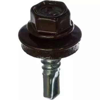 Кровельный саморез Kenner 4,8х19 RAL8017 темно-коричневый (4500 шт.) ск48198017