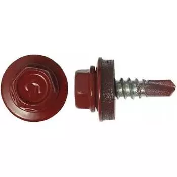 Кровельный саморез Kenner 5,5х19 RAL3005 красное вино (4000 шт.) ск55193005