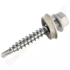 Кровельный саморез Kenner 4,8х35 RAL9003 белый сигнальный (250 шт.) ск359003ф