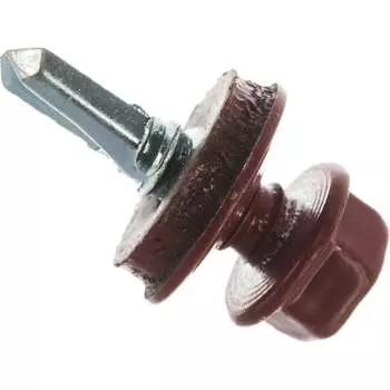 Кровельный саморез Kenner 5,5х19 RAL3011 красно-коричневый (300 шт.) ск55193011ф