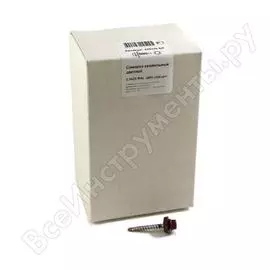 Кровельный саморез крепежная техника 5,5х25 RAL3005 красное вино (250 шт.) 420316