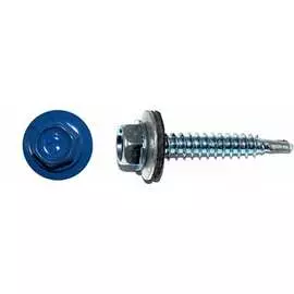 Кровельный саморез КРЕП-КОМП 5,5x25 RAL5005 насыщенный синий 3000 шт. ск55255005к