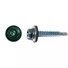 Кровельный саморез КРЕП-КОМП 4,8x29 RAL6005 тёмно-зелёный 3500 шт. ск296005к