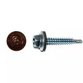 Кровельный саморез КРЕП-КОМП 4,8х51 RAL3009 оксидно-красный 150 шт. ск513009ф