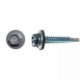 Кровельный саморез КРЕП-КОМП 4,8x19 RAL7024, серый графит 4500 шт ск48197024