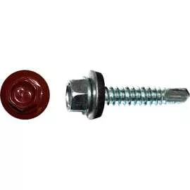 Кровельный саморез КРЕП-КОМП 4,8x35 RAL3011 красно-коричневый 3000 шт. ск353011к