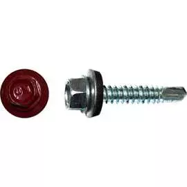 Кровельный саморез КРЕП-КОМП 5,5x19 RAL3003 красный рубин 4000 шт. ск55193003
