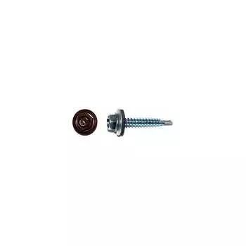 Кровельный саморез КРЕП-КОМП 5,5x19 RAL8017 тёмно-коричневый 4000 шт. ск55198017к