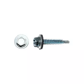 Кровельный саморез КРЕП-КОМП 5,5x19 RAL9003 белый сигнальный 4000 шт. ск55199003к