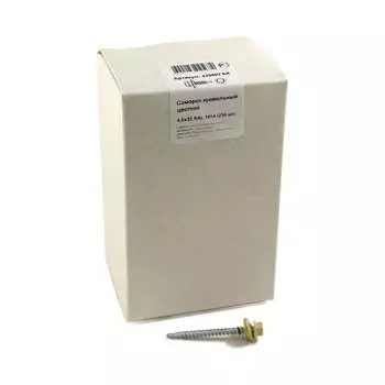 Кровельный саморез крепежная техника 4,8х35 RAL1014 слоновая кость (250 шт.) 420402