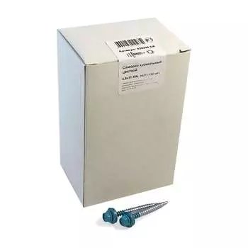 Кровельный саморез крепежная техника 4,8/51 RAL5021 синяя вода (150 шт.) 420394