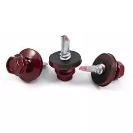 Кровельный саморез КВАДРА 4.8x29 RAL 3005 вино красное 200 шт. 829300503200