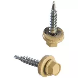 Кровельный саморез МЕТИЗНЫЙ ДВОР 4,8x29 RAL1014 бежевый (8 шт.) 4690441028877