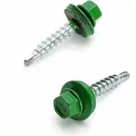 Кровельный саморез Стройметиз 5,5х19 зеленая листва RAL6002 70 шт. 2180214