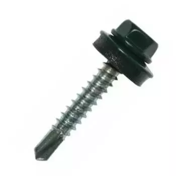 Кровельный саморез Стройметиз 5,5х19 зеленый хром RAL6020 70 шт. 2090214