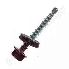 Кровельный саморез Стройметиз 4,8х35 RAL3005 винно-красный (250 шт.) 2140036