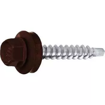 Кровельный саморез swfs 4,8х35 RAL-8014 4200 шт. тов-046832