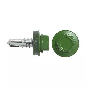 Кровельный саморез swfs ZP 5,5х19 RAL-6002 250 шт. тов-191894