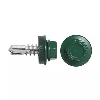 Кровельный саморез swfs ZP 4,8х35 RAL-6005 250 шт. тов-048435