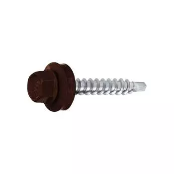 Кровельный саморез swfs 4,8х28 RAL-8014 5000 шт. тов-046831