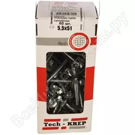 Саморез Tech-Krep 5,5х51 60 шт. 124629