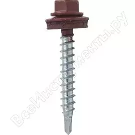 Кровельный саморез tech-krep крс zp 4.8x35 3011 красн 200шт. 00002692
