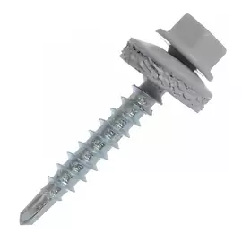 Кровельный саморез tech-krep крс zp 4.8x35 7004 светло-сер 3000шт 00002505