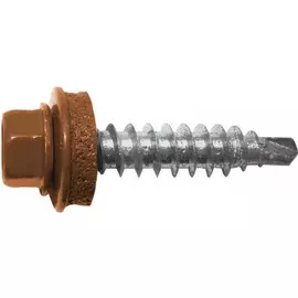 Кровельный саморез tech-krep крс zp 4.8x35 8001 охра коричн 3500шт. ут-00006262