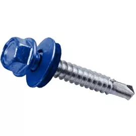 Кровельный саморез tech-krep крс zp 4.8x51 5005 ярко-синий 150шт. 00002675