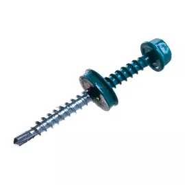 Кровельный саморез tech-krep крс zp 4.8x51 5021 морск. волна 150 шт. r ут-00012107