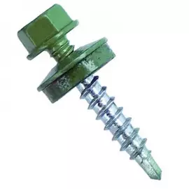 Кровельный саморез tech-krep крс zp 4.8x51 6029 ярко-зеленый 2500 шт 00006025