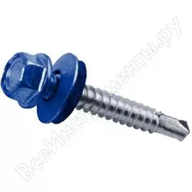 Кровельный саморез tech-krep крс zp 4.8x70 5005 ярко-син 1500шт r ут-00013284