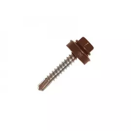 Кровельный саморез tech-krep крс zp 5,5x19 8017 шок-корич 4000 шт 00004824