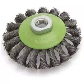 Крученая конусная щетка для УШМ Дело Техники 275315