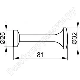 Крючок для халата Keuco 11616010000 00000064551