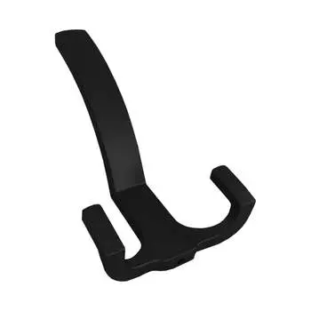 Крючок мебельный Trodos ZY-146A 3-рожковый, сплав ЦАМ, черный 302170