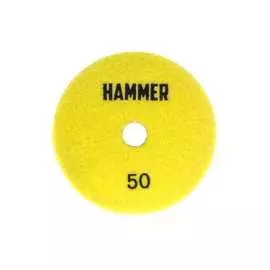 Круг алмазный шлифовальный гибкий черепашка flex 206-211 (125 мм; p50) hammer 691454