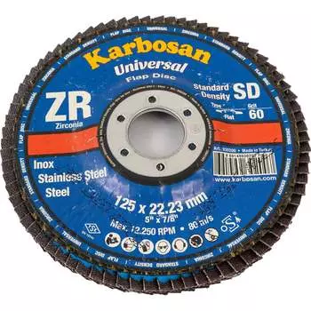 Круг лепестковый ABRAFORM P-60 AF-FLAP-FT-125-P60-ZR65